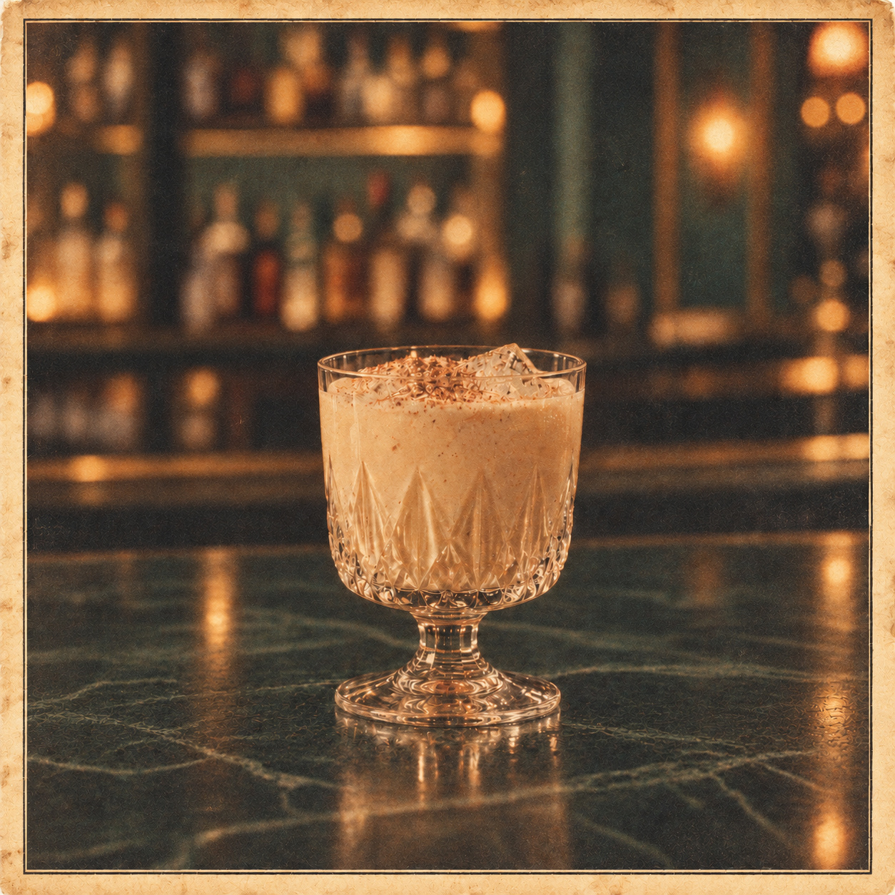 Bourbon Milk Punch