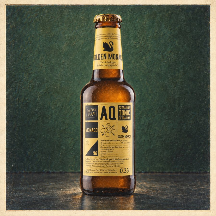 Aqua Monaco Golden Monaco Tonic Water