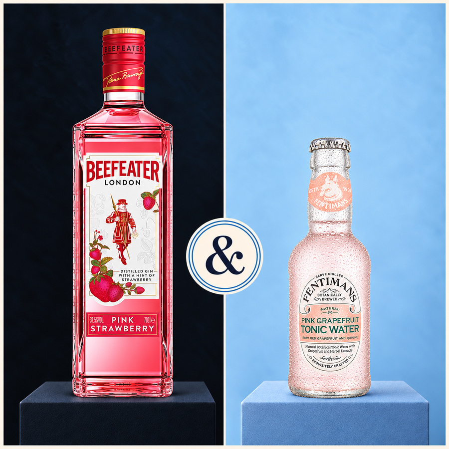 Beefeater Pink Strawberry Gin & Fentimans Pink Grapefruit Tonic Water (3/5)