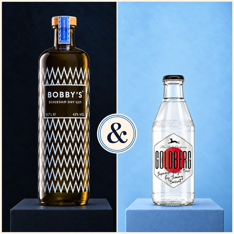 Bobby's Schiedam Dry Gin & Goldberg & Sons Japanese Yuzu Tonic (4/5)