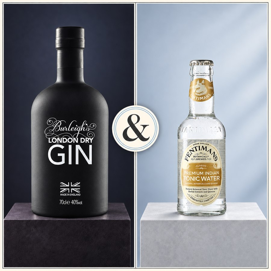 Burleighs London Dry Gin & Fentimans Tonic Water (4/5)