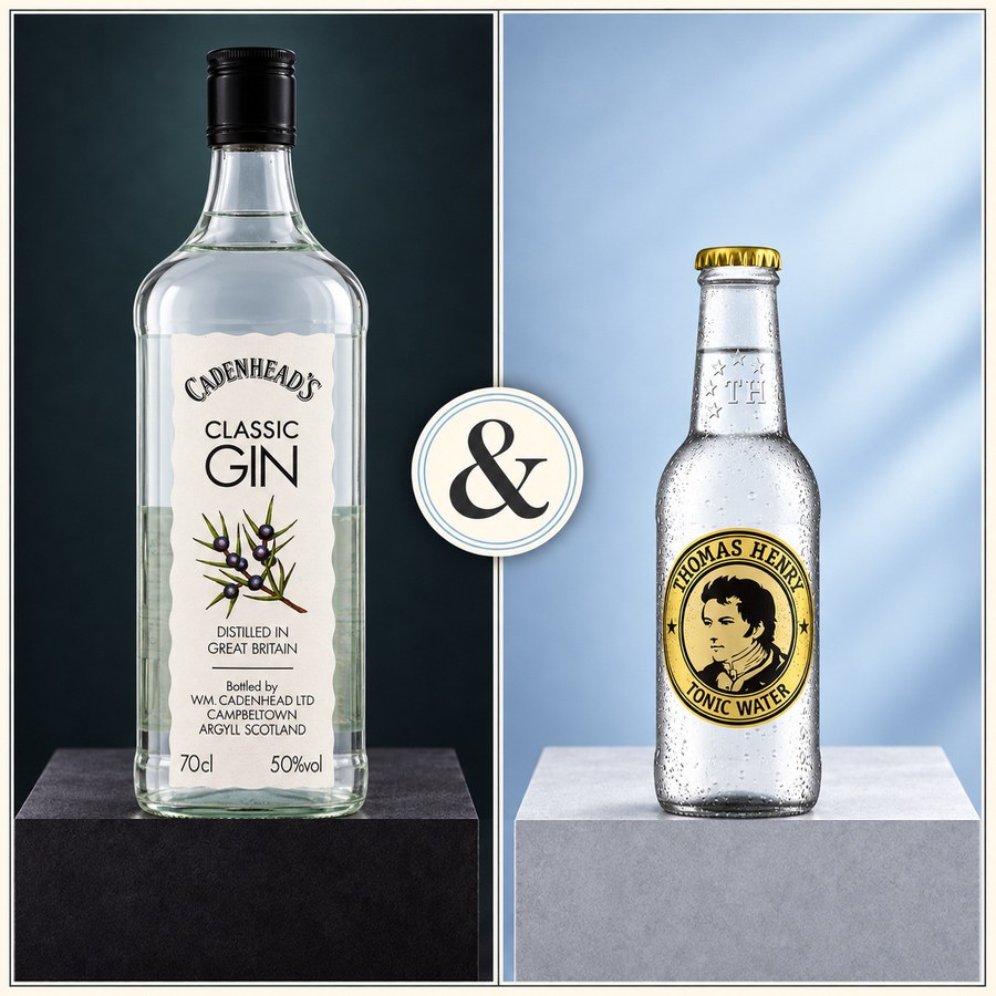Cadenhead's Classic Gin & Thomas Henry Tonic Water (5/5)