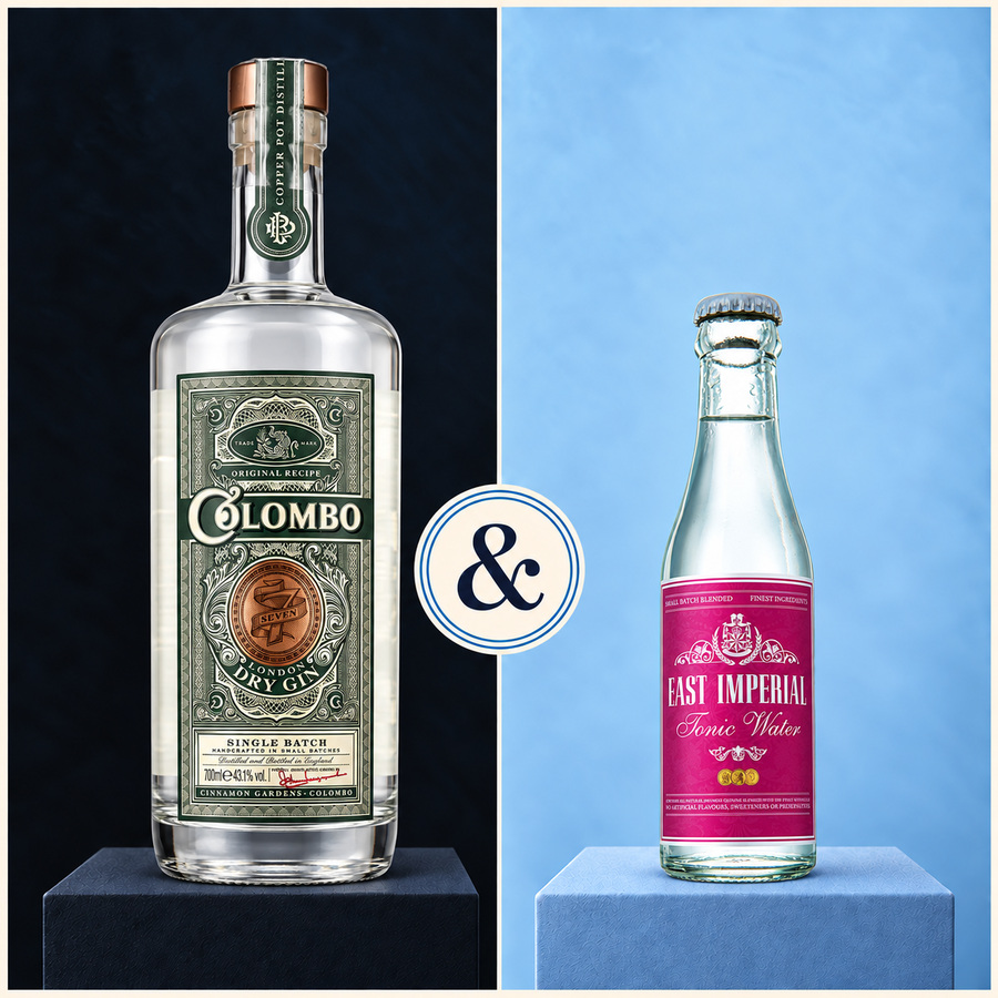 Colombo No. 7 Gin & East Imperial Burma Tonic Water (5/5)