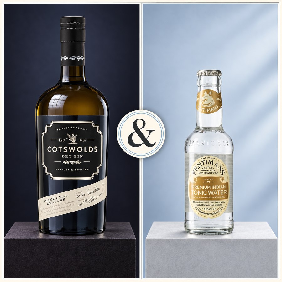 Cotswolds Dry Gin & Fentimans Tonic Water (4/5)