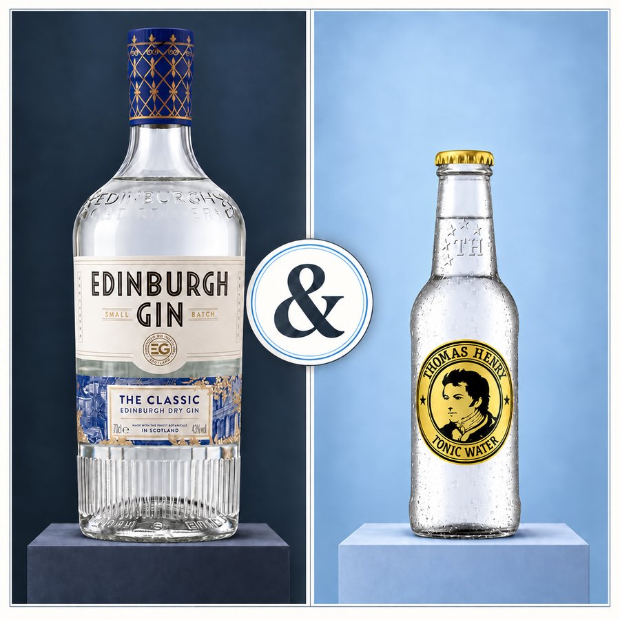 Edinburgh Gin & Thomas Henry Tonic Water (5/5)