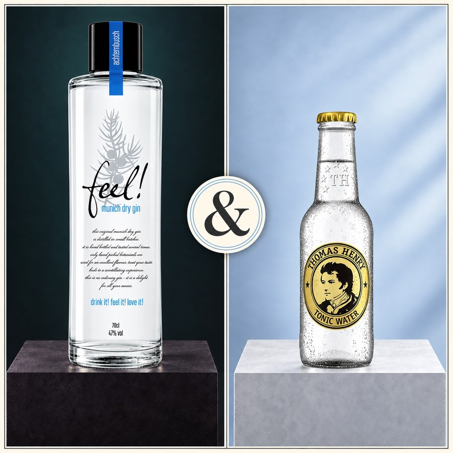 feel! Munich Dry Gin & Thomas Henry Tonic Water (3/5)