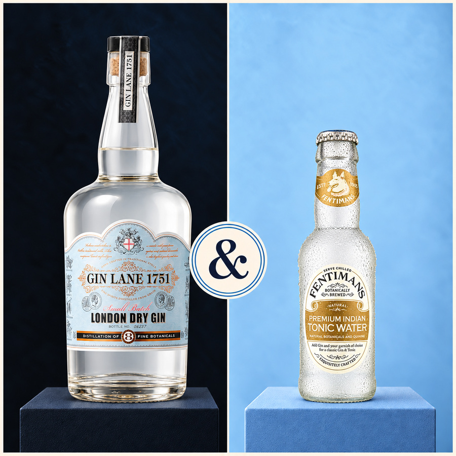 Gin Lane 1751 & Fentimans Tonic Water (4/5)