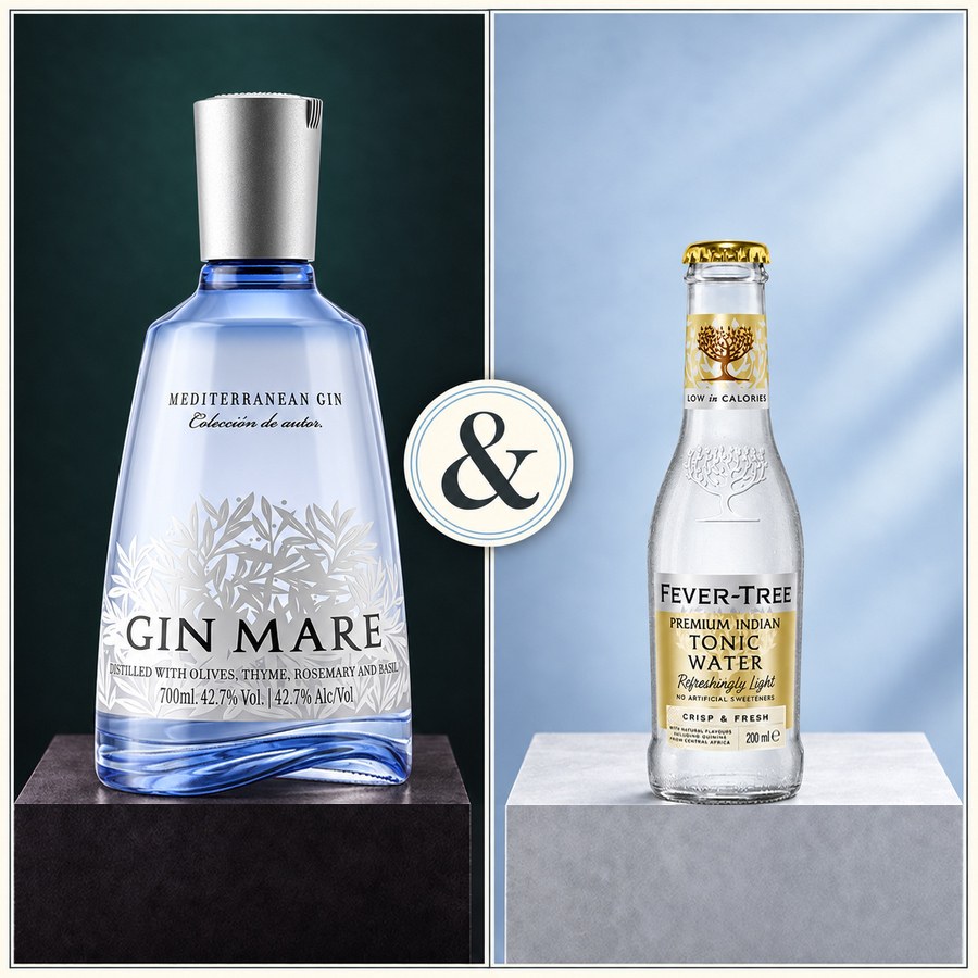 Gin Mare & Fever Tree Premium Indian Tonic Water (4/5)