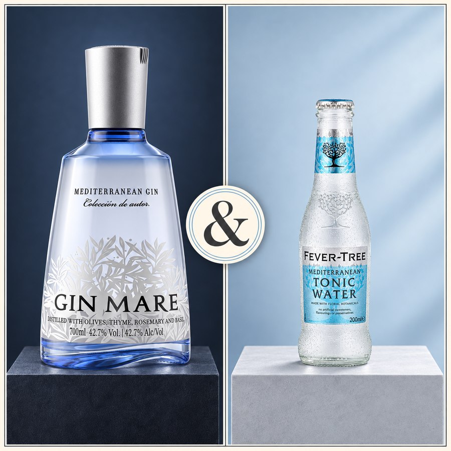 Gin Mare & Fever-Tree Mediterranean Tonic Water (5/5)