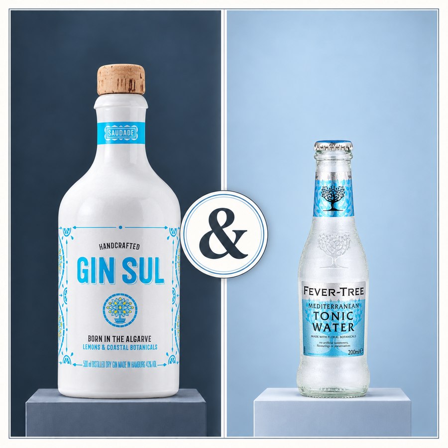 Gin Sul & Fever Tree Mediterranean Tonic Water (4/5)