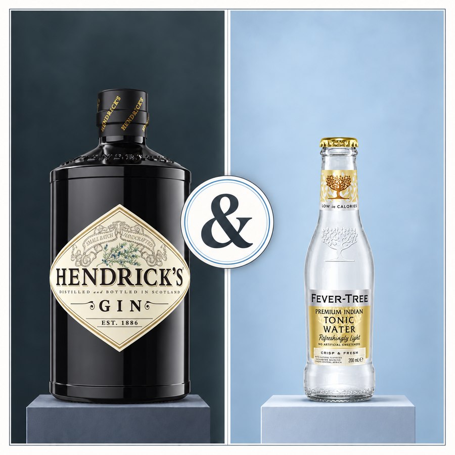Hendrick's Gin & Fever Tree Indian Tonic (5/5)
