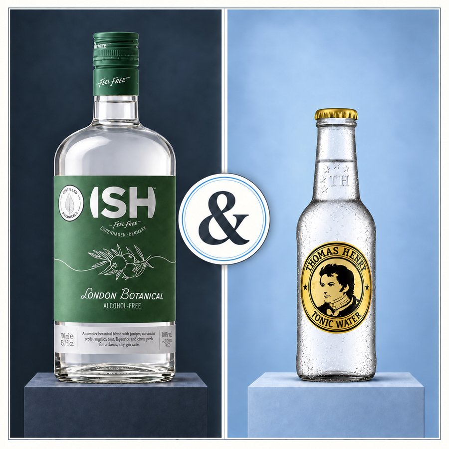 ISH Spirits GinISH & Thomas Henry Tonic Water (4/5)