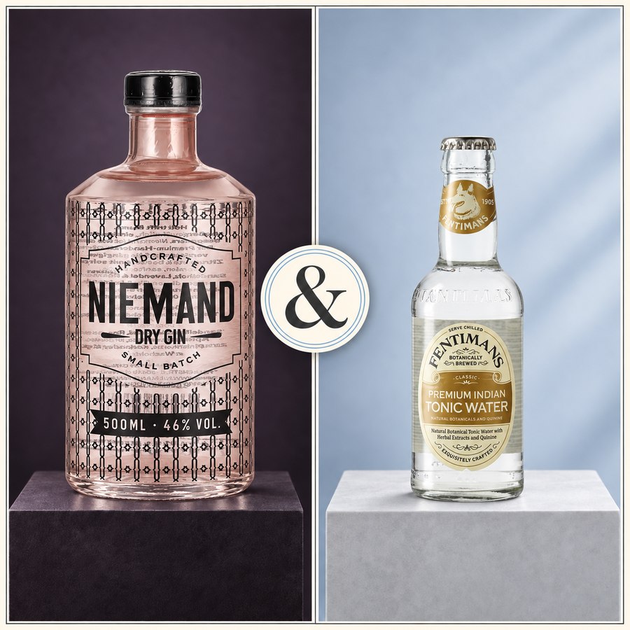 Niemand Dry Gin & Fentimans Tonic Water (4/5)