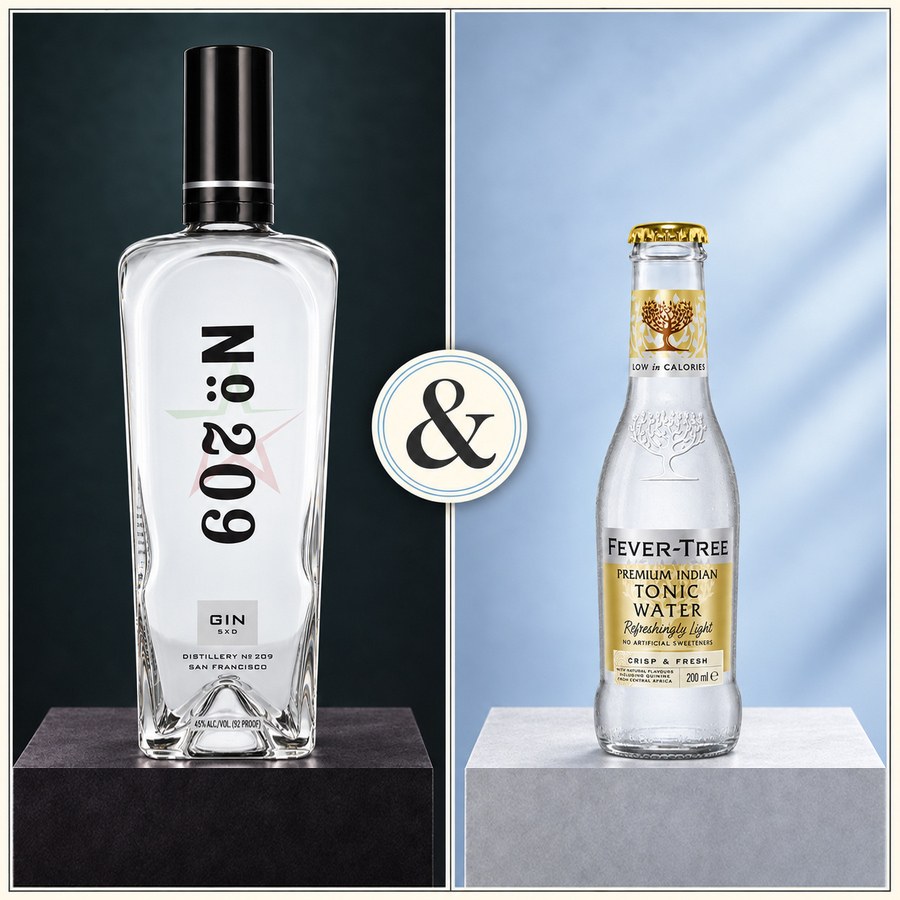 No. 209 Gin & Fever Tree Premium Indian Tonic Water (5/5)