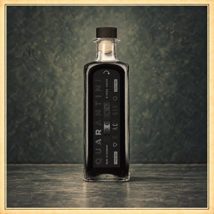 Quarantini Black Gin