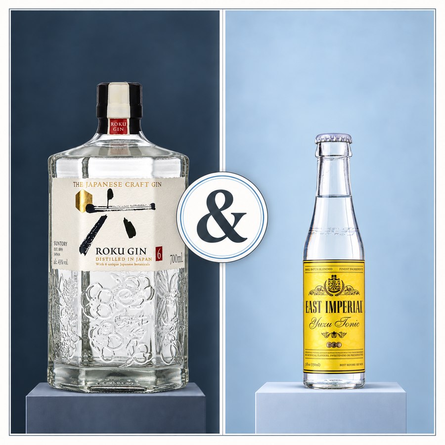 Roku Gin & East Imperial Yuzu Tonic Water (5/5)
