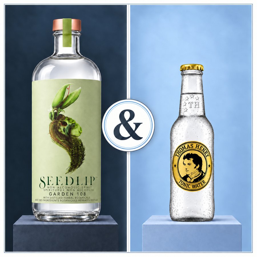 Seedlip Garden 108 & Thomas Henry Tonic Water (3/5)
