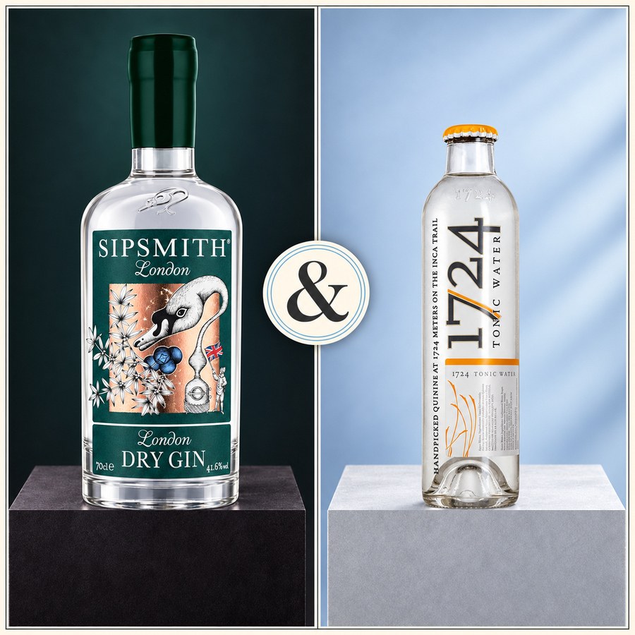 Sipsmith London Dry Gin & 1724 Tonic Water (3/5)