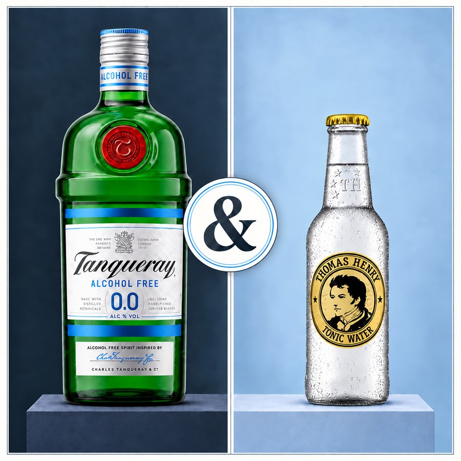 Tanqueray 0,0% & Thomas Henry Tonic Water (4/5)