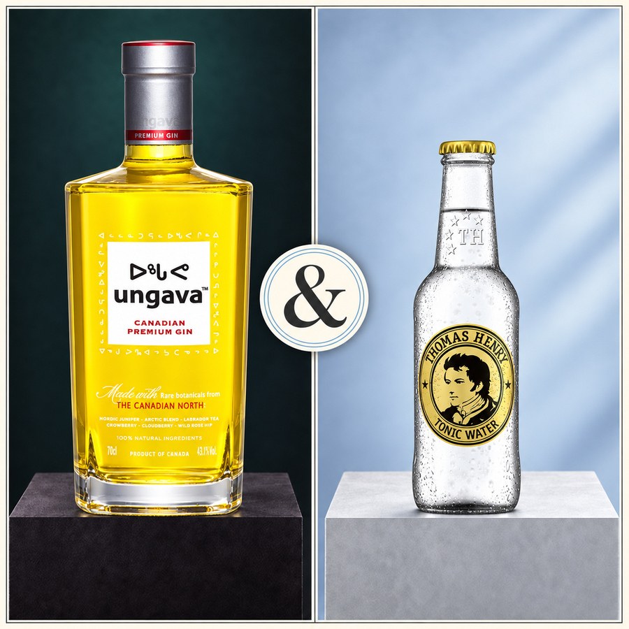 Ungava Canadian Premium Gin & Thomas Henry Tonic Water (4/5)