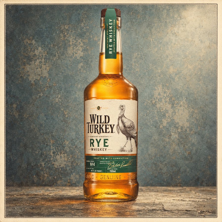 Wild Turkey Straight Rye Whiskey