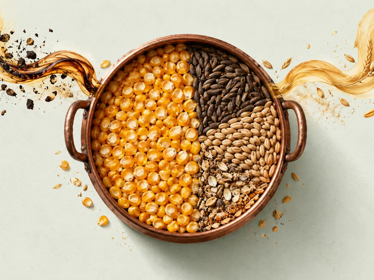 Mash Bill beim Bourbon: Wie das Getreiderezept aus Mais, Roggen, Weizen und Gerste den Stil prägt