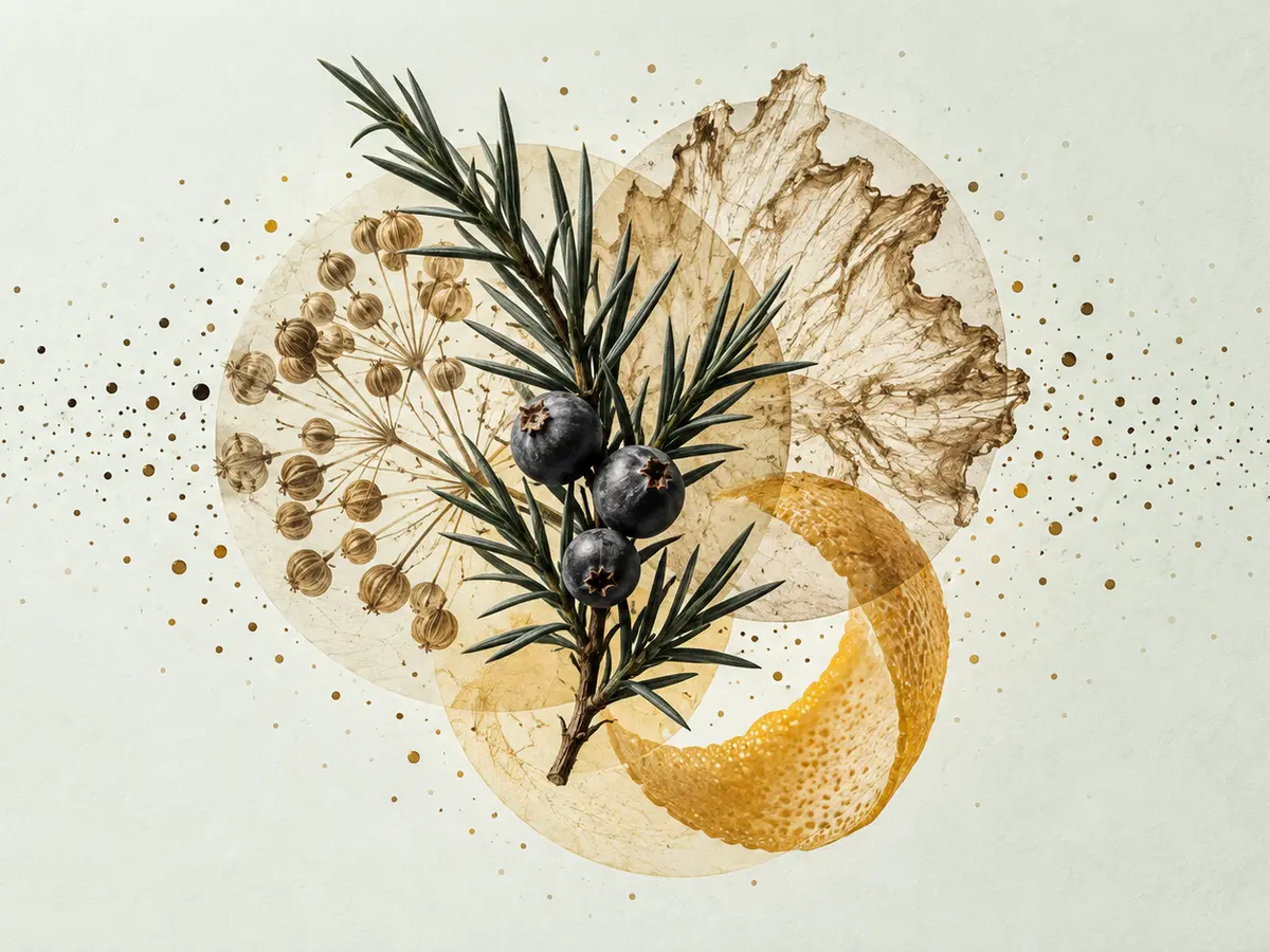 Die häufigsten Gin-Botanicals: Auswertung von 191 Gins