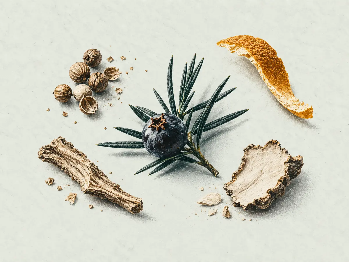 Gin-Botanicals im Detail: Die wichtigsten Aromageber von Wacholder bis Iriswurzel