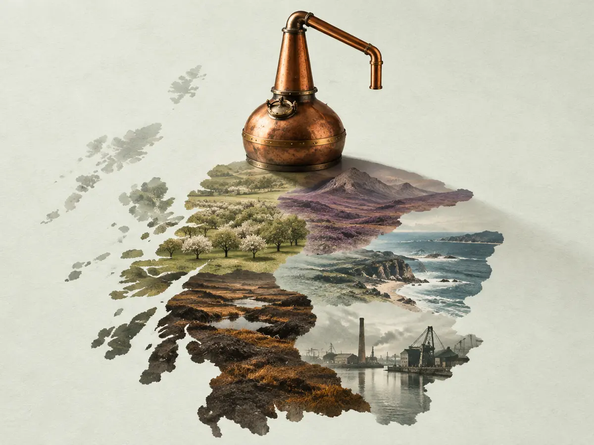 Die Scotch-Whisky-Regionen im Überblick: Speyside, Highlands, Lowlands, Islay & Campbeltown