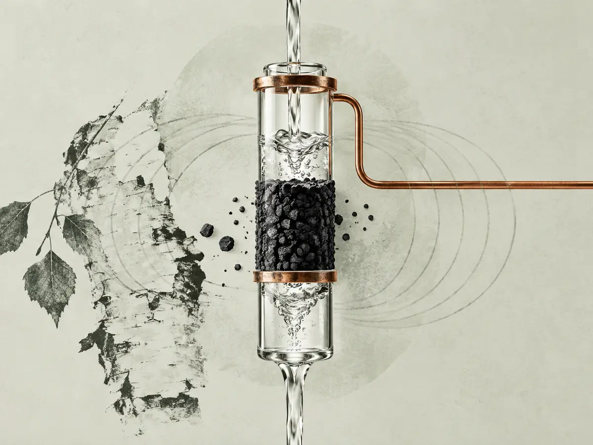 Kohlefiltration bei Vodka erklärt: Mythos und Technik hinter der "siebenfachen Filtration"