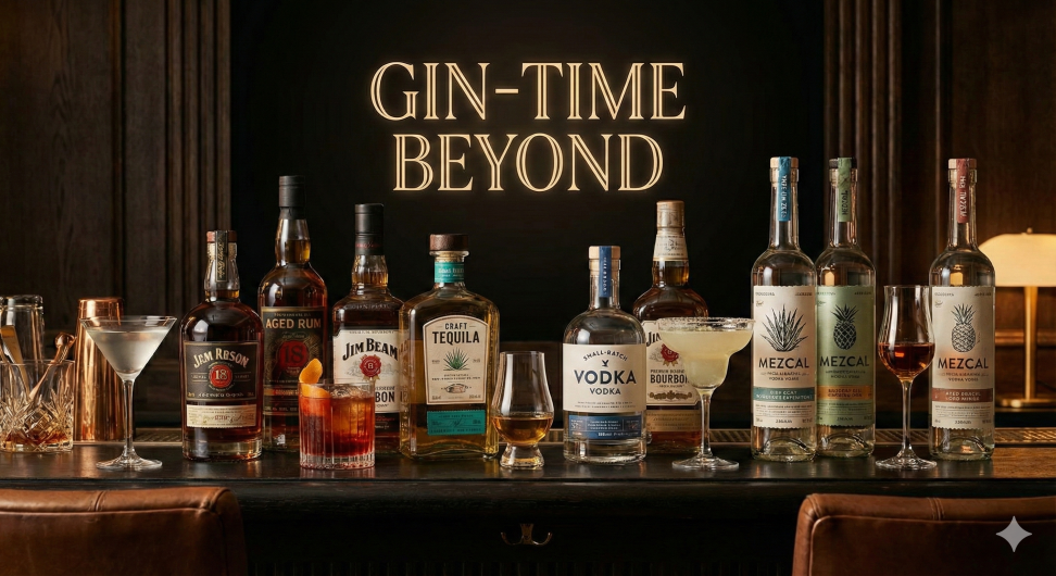 Beyond Gin Theme - Whisky, Rum, Vodka